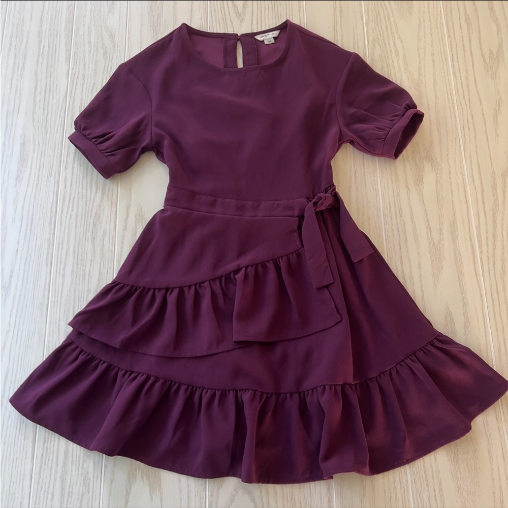 NWOT Habitual purple dress 7/8